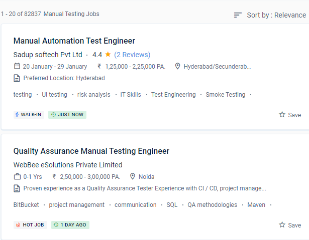 Software Testing (Manual) internship jobs in Hyderabad